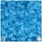 BeadTin Light Blue Transparent 8mm Faceted Bicone Plastic Craft Beads (200pcs)